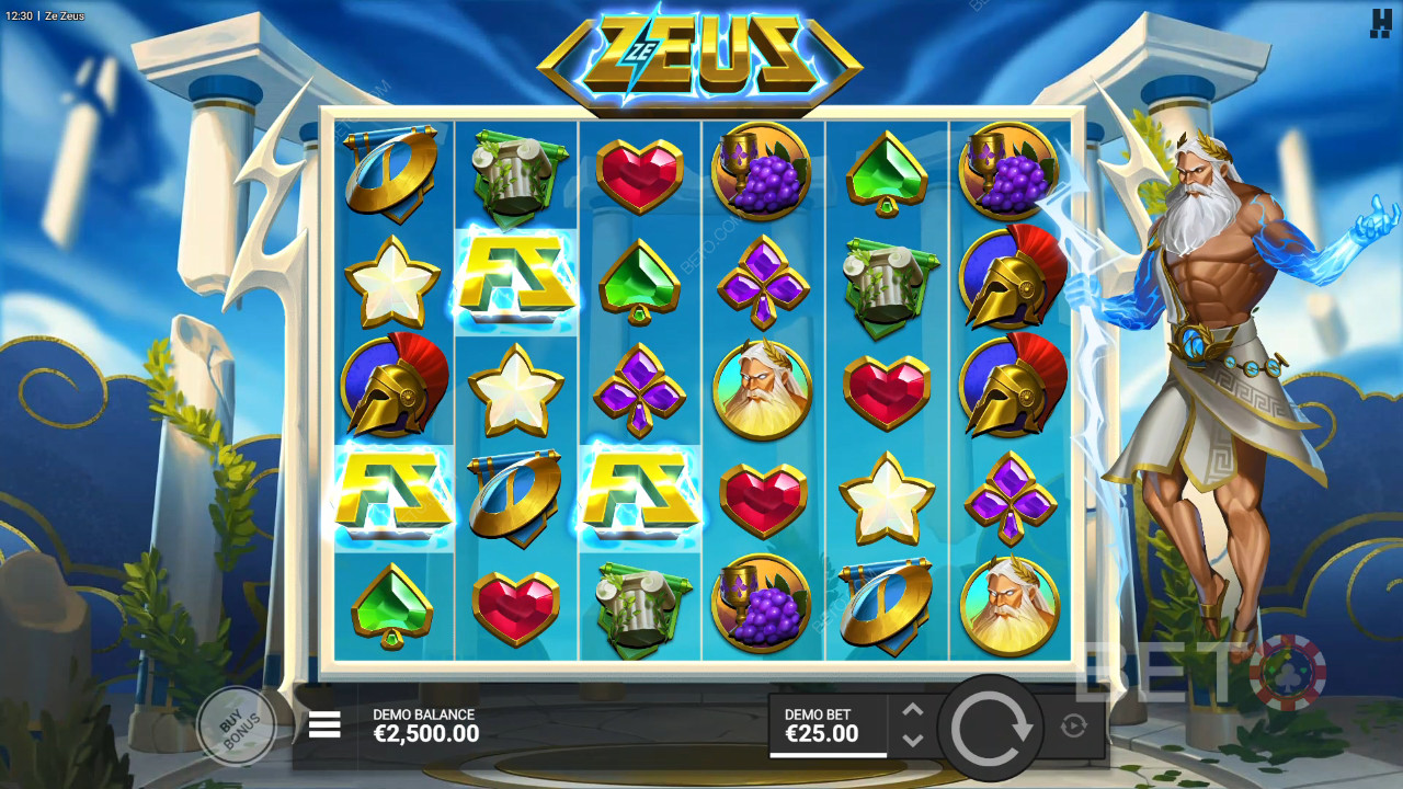 مراجعة Ze Zeus من BETO Slots