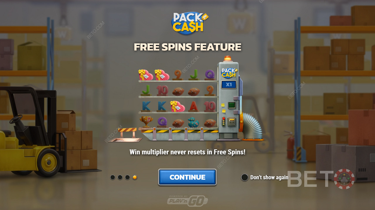 شاشة مقدمة لـ Pack & Cash