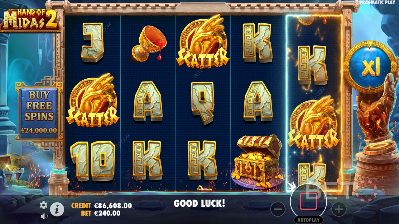 مراجعة يد ميداس 2 من BETO Slots