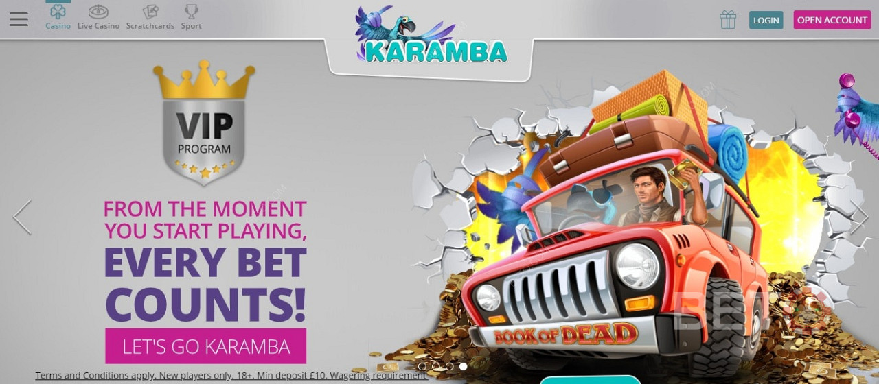 كن عضوا VIP في Karamba