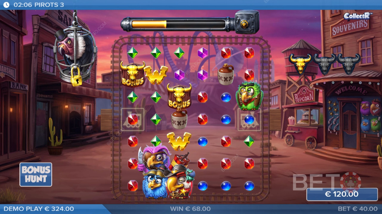 شرح الميزات الإضافية في Pirots 3 بواسطة ELK Studios
