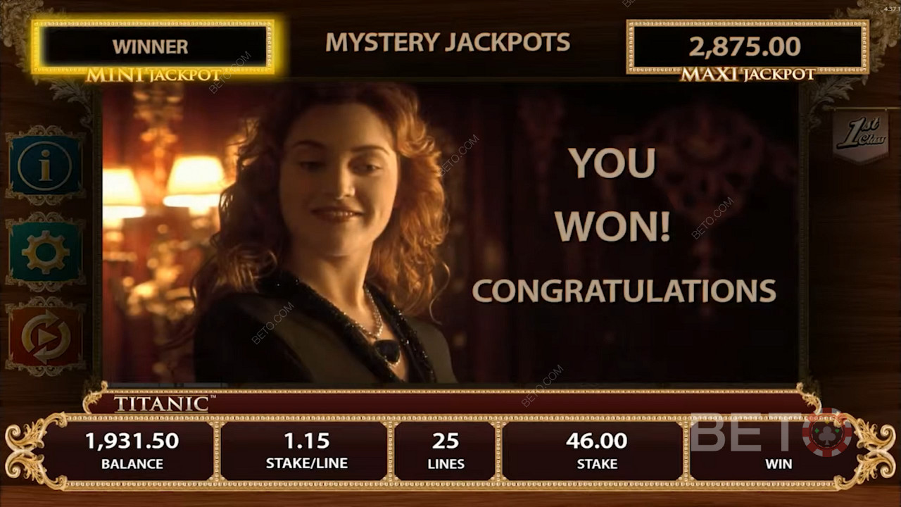 اربح عدة مرات حصتك من خلال Jackpots في لعبة سلوت Titanic