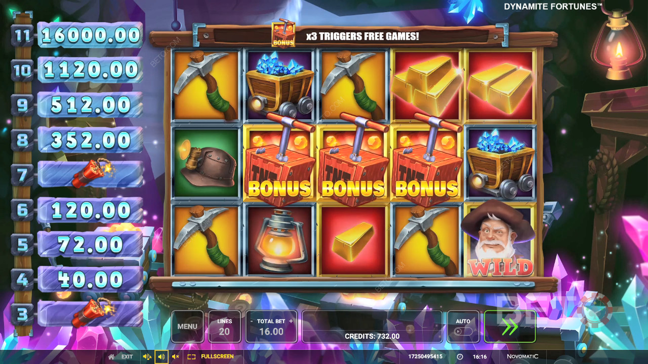 Dynamite Fortunes اللعب المجاني