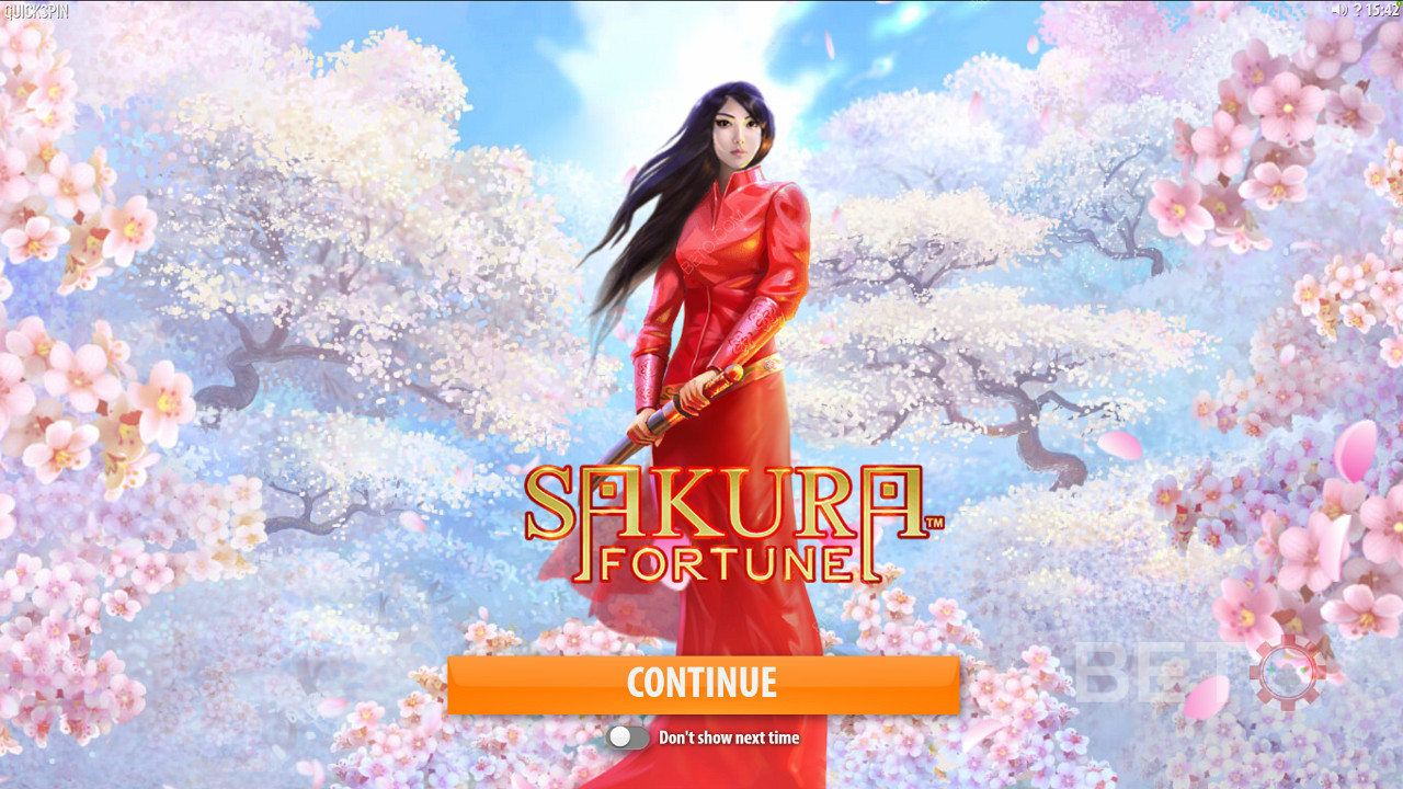استمتع بالأميرة البرية القوية في آلة القمار Sakura Fortune
