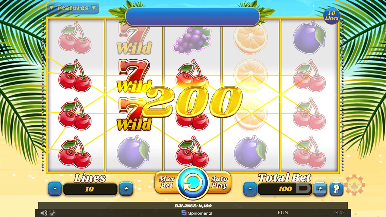 100 Juicy Fruits اللعب المجاني