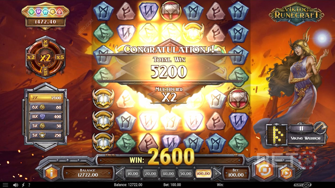 Viking Runecraft مع بعض ميزات المكافآت الملحمية