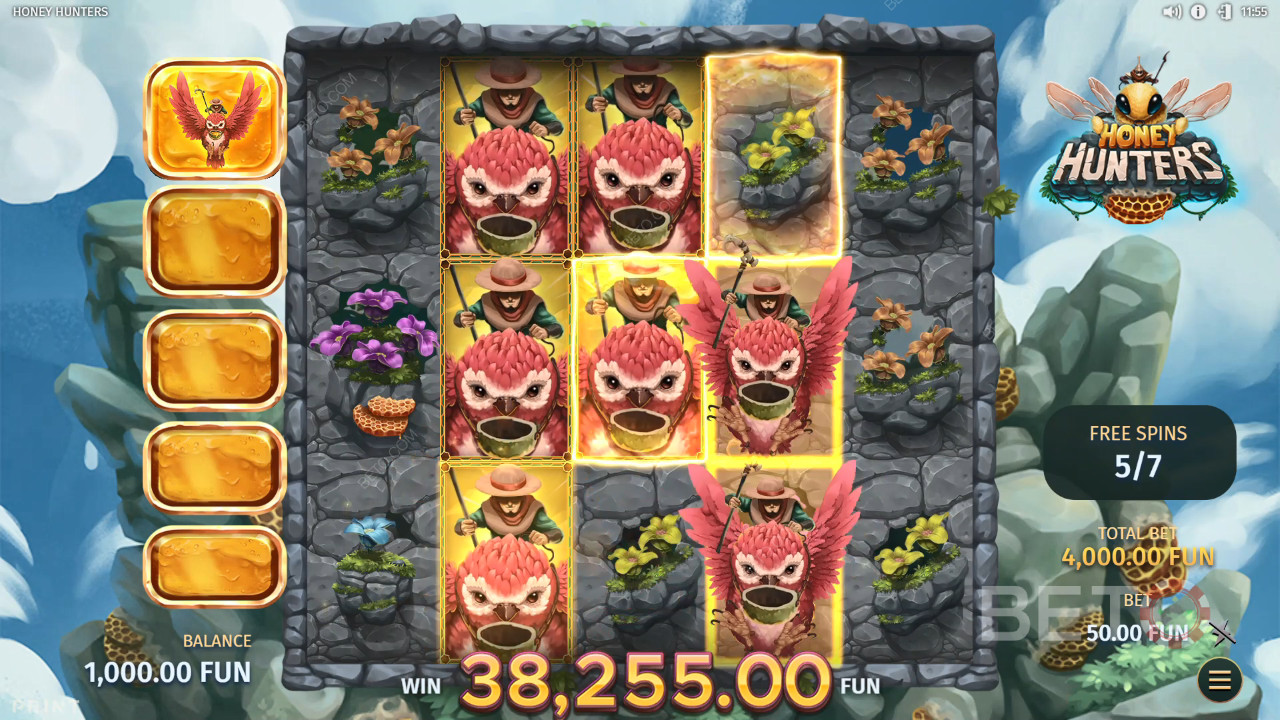 مراجعة لعبة Honey Hun Hunters من BETO Slots