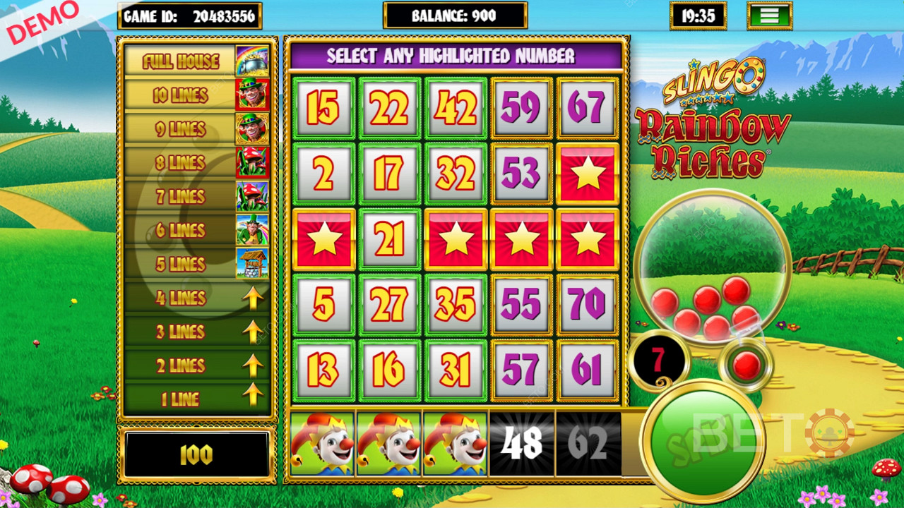 فتحة Slingo Rainbow Riches