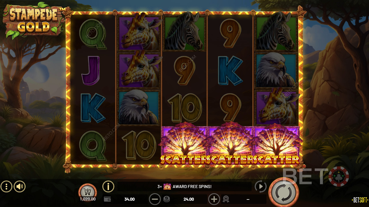 مراجعة Stampede Gold من BETO Slots