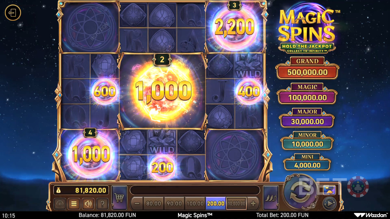 مراجعة لعبة Magic Spins من BETO Slots