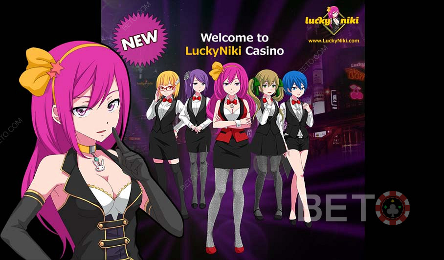 لعب وبطاقات خدش مسؤولة في Lucky Niki