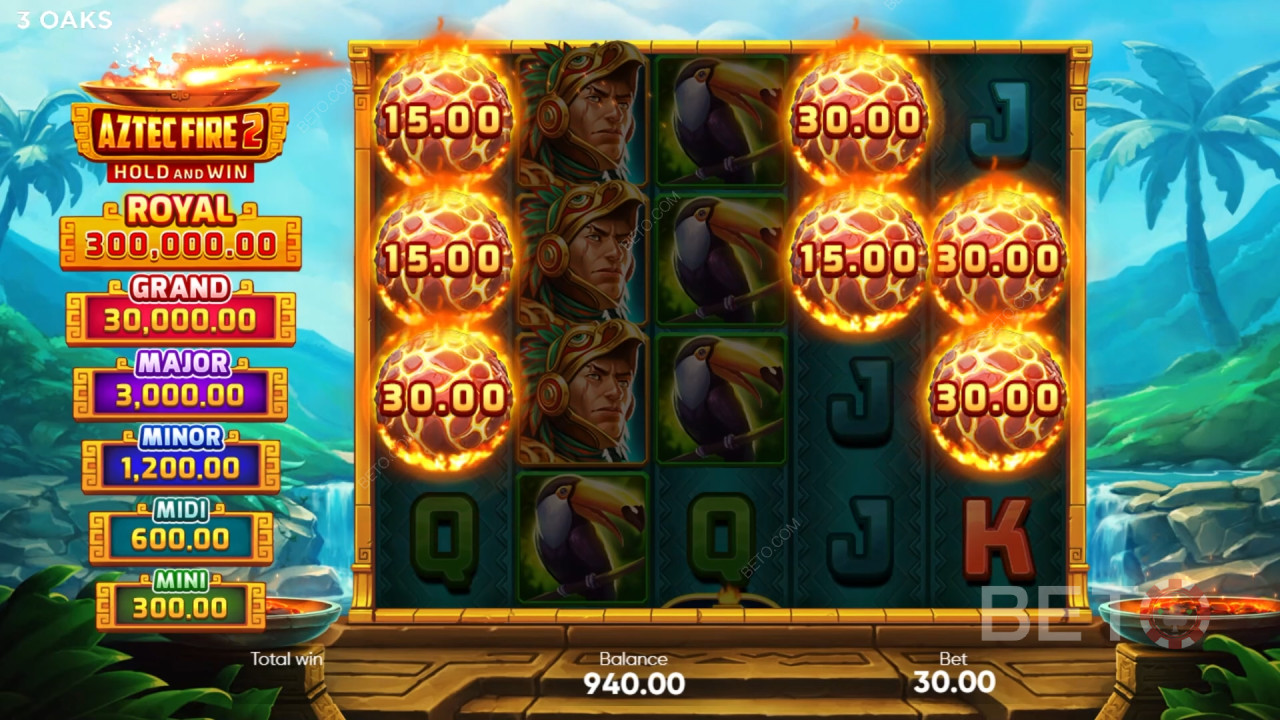 مراجعة Aztec Fire 2 من BETO Slots