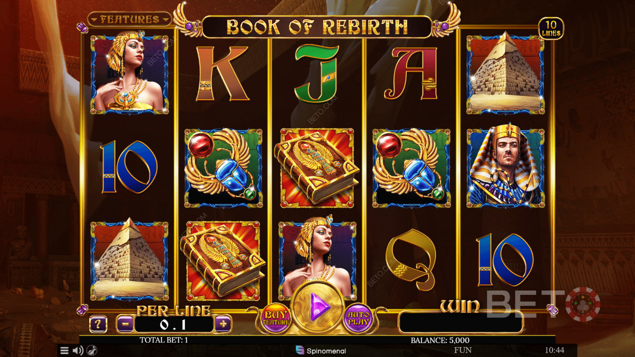 مخطط اللون الذهبي Book Of Rebirth