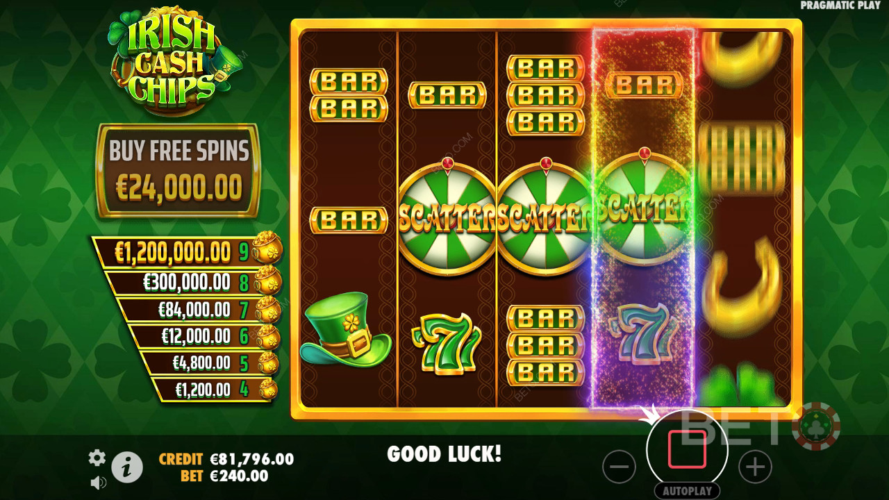 Irish Cash Chips اللعب المجاني