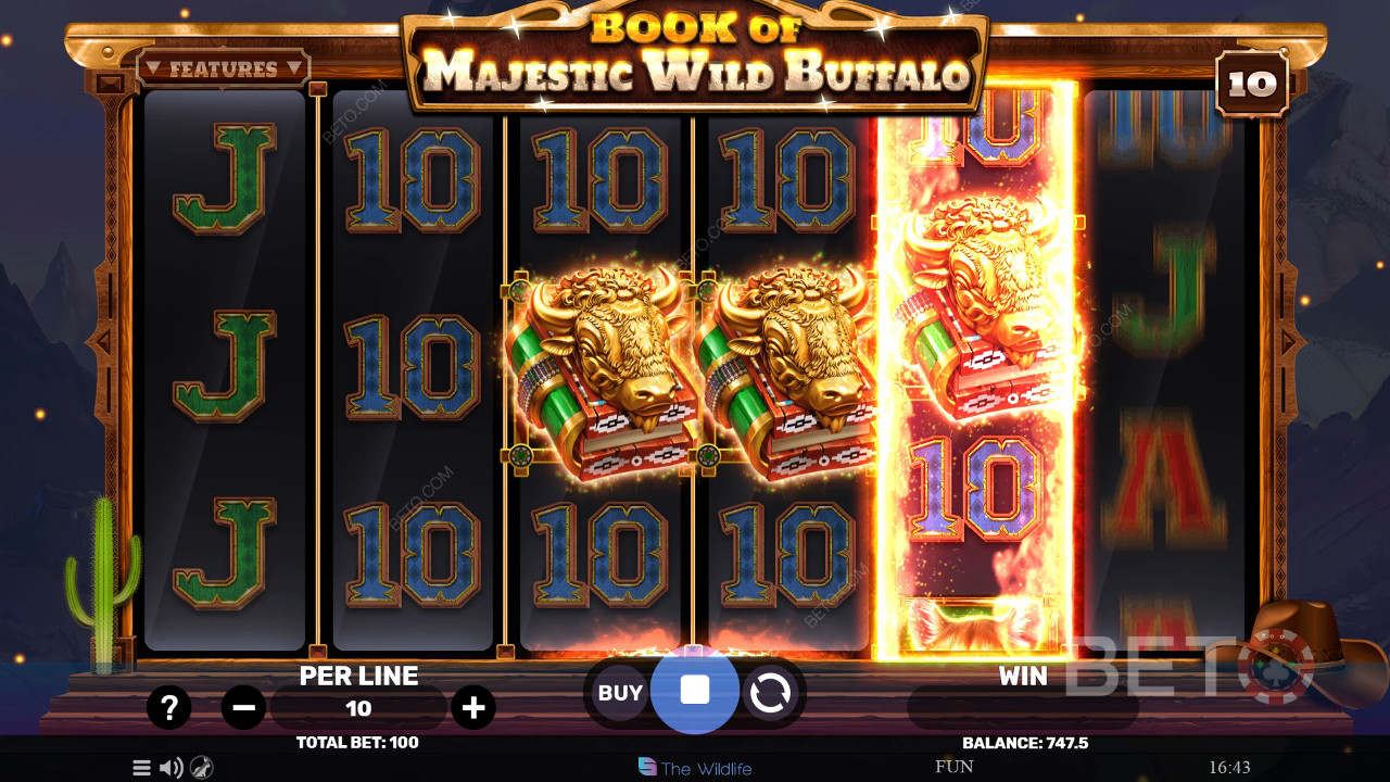 Book of Majestic Wild Buffalo اللعب المجاني