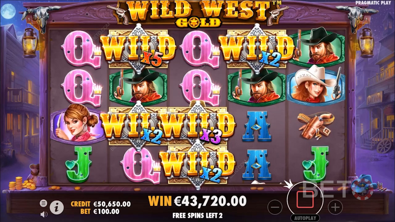 Wild West Gold اللعب المجاني