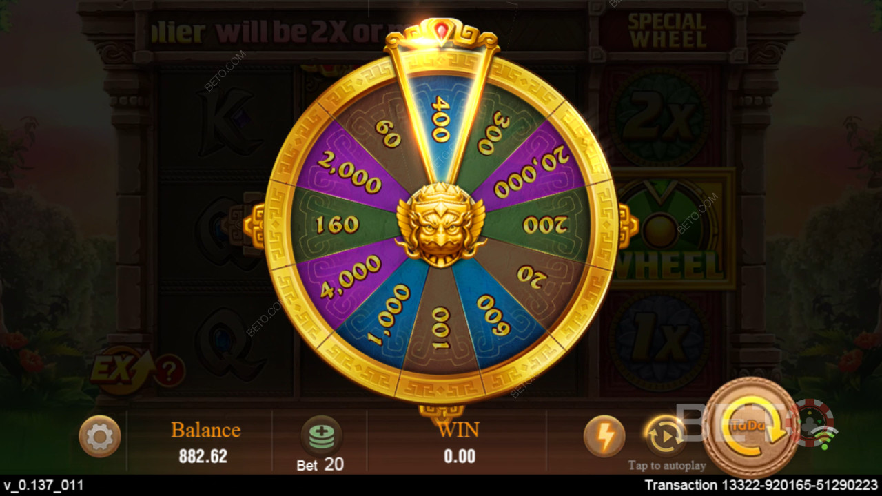 شرح ميزات المكافأة في Fortune Gems 2 من TaDa Gaming