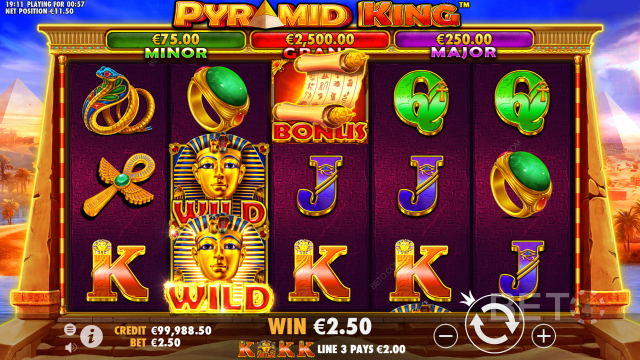 Pyramid King اللعب المجاني