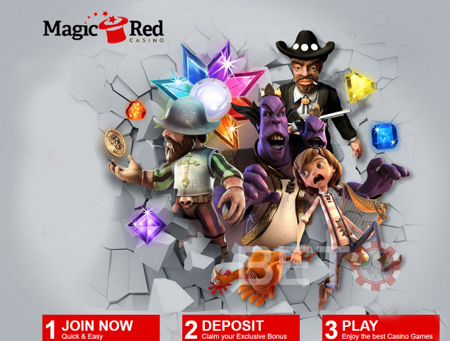 كازينو Magic Red - كازينو عبر الإنترنت ممتع ومسلي