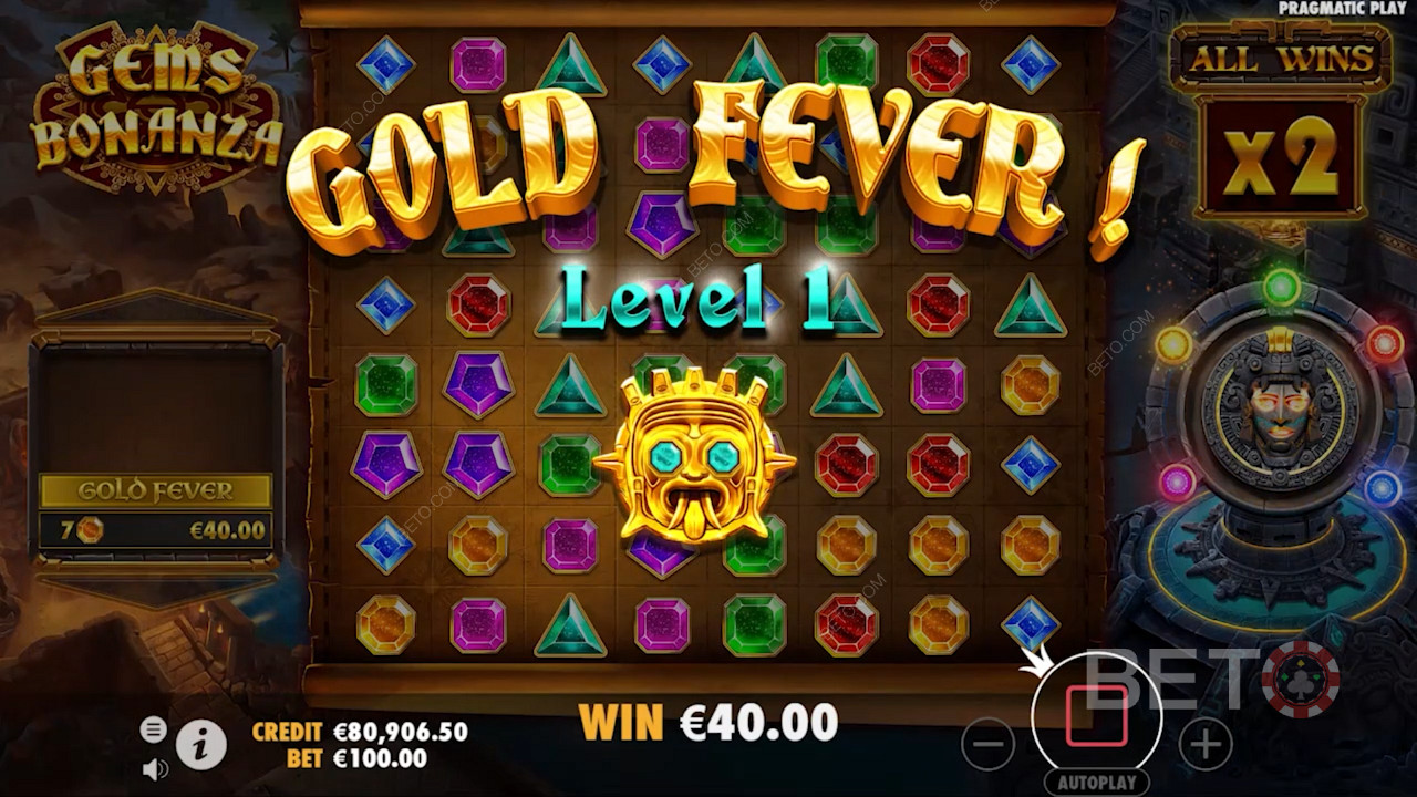 إنها تمطر بالجواهر والثروات والمجد في لعبة Gems Bonanza الجديدة من Pragmatic Play