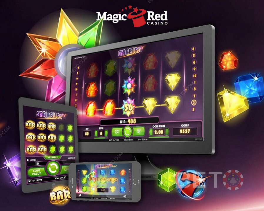 ابدأ اللعب مجانًا في كازينو MagicRed المحمول.