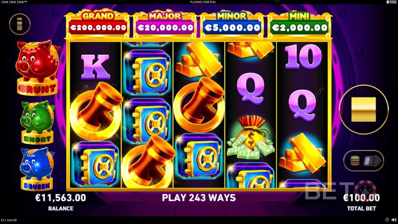 مراجعة Oink Oink Oink Oink بواسطة BETO Slots