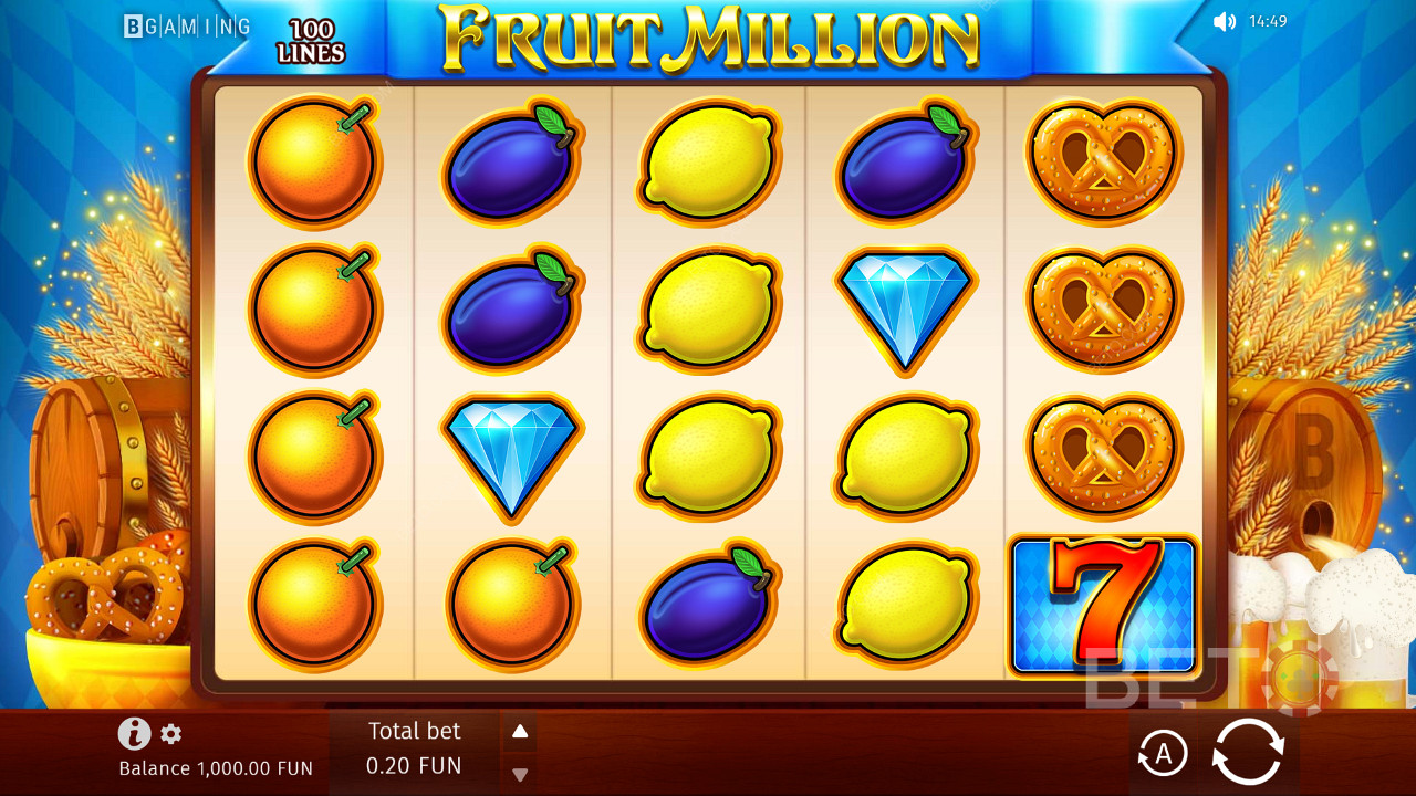 Fruit Million اللعب المجاني