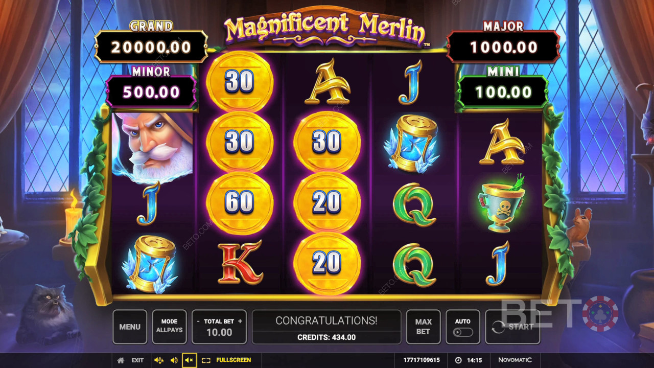 Magnificent Merlin اللعب المجاني