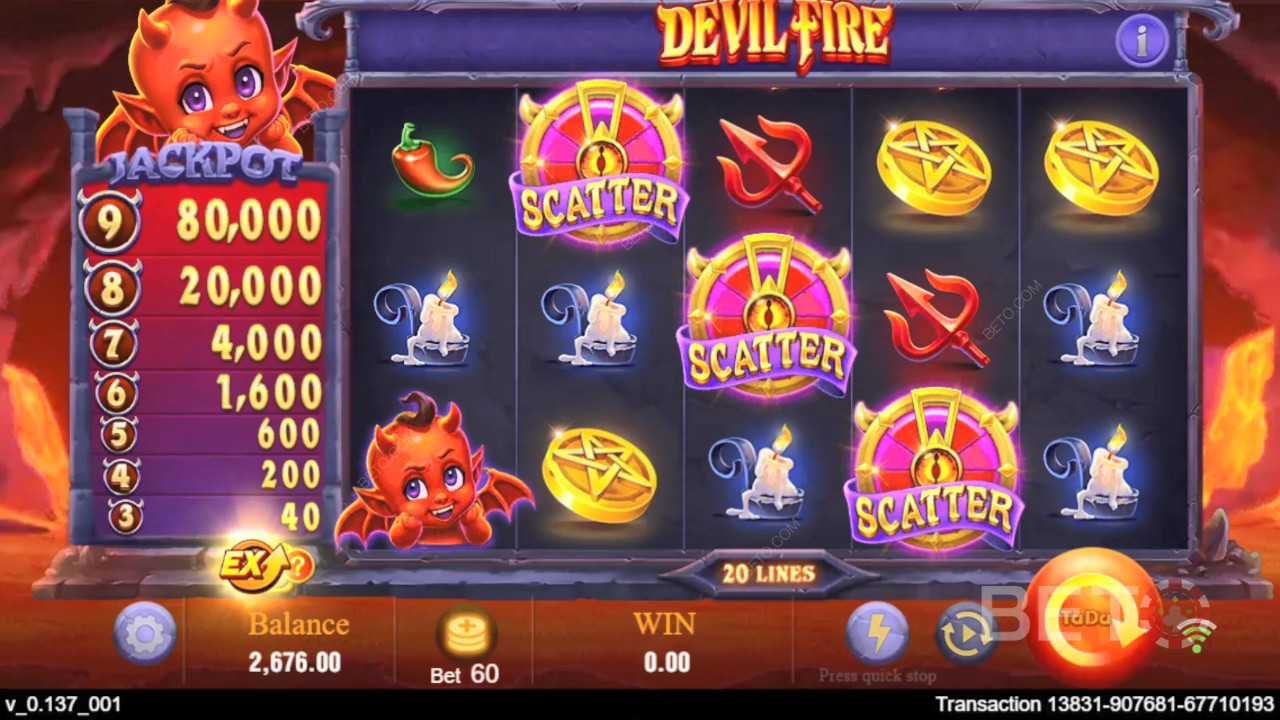 Devil Fire اللعب المجاني