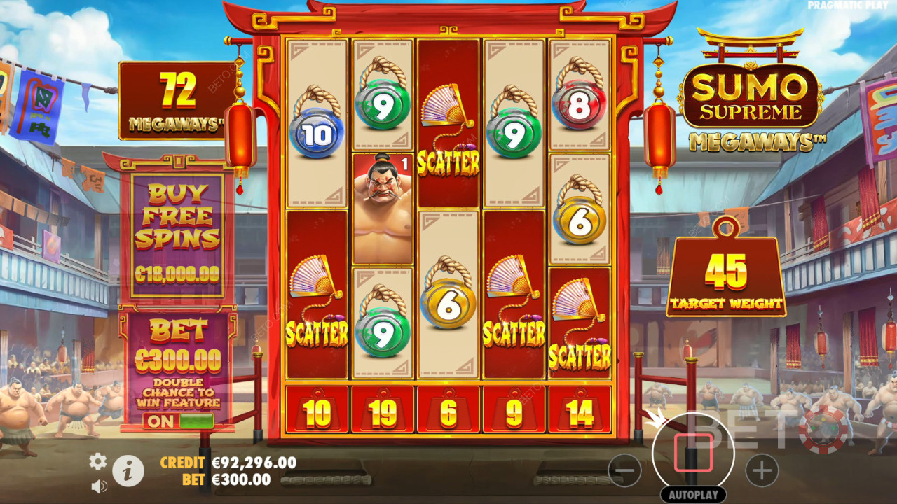 مراجعة لعبة Sumo Supreme Megaways من BETO Slots