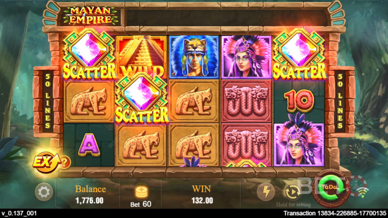 مراجعة إمبراطورية المايا من BETO Slots