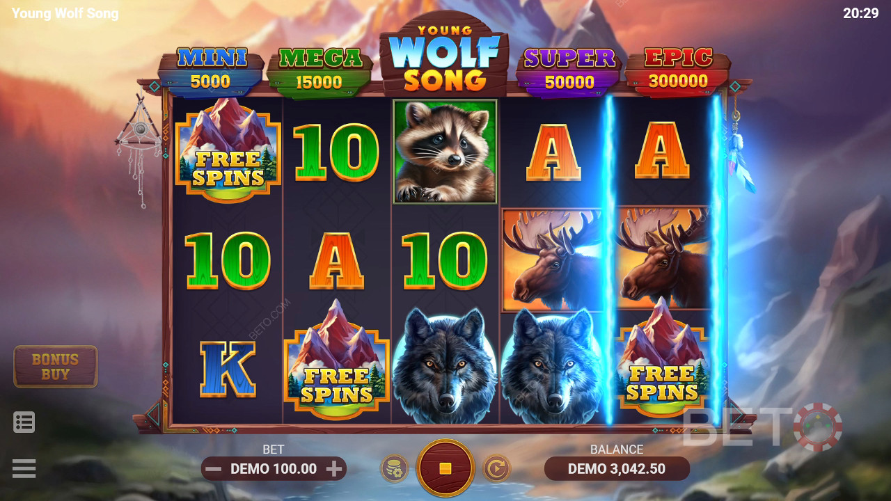 مراجعة أغنية Young Wolf Song من BETO Slots
