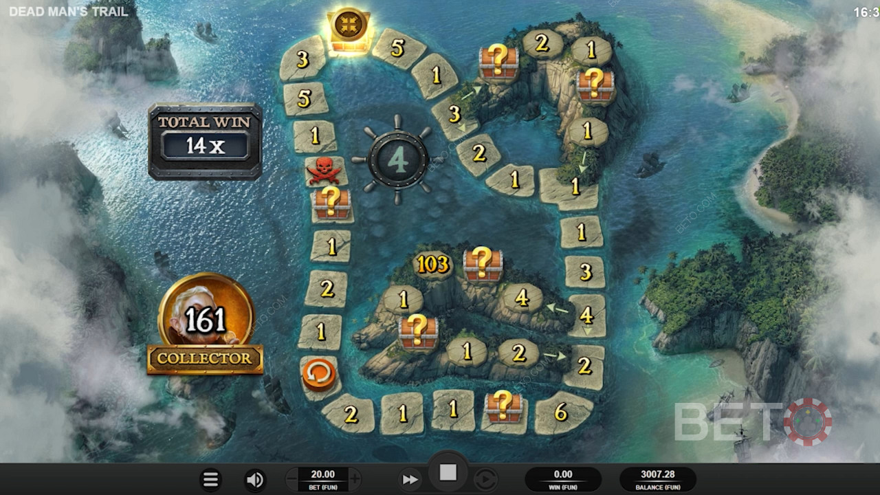 تجنب End Tiles واحصل على انتصارات ضخمة في Trail Bonus