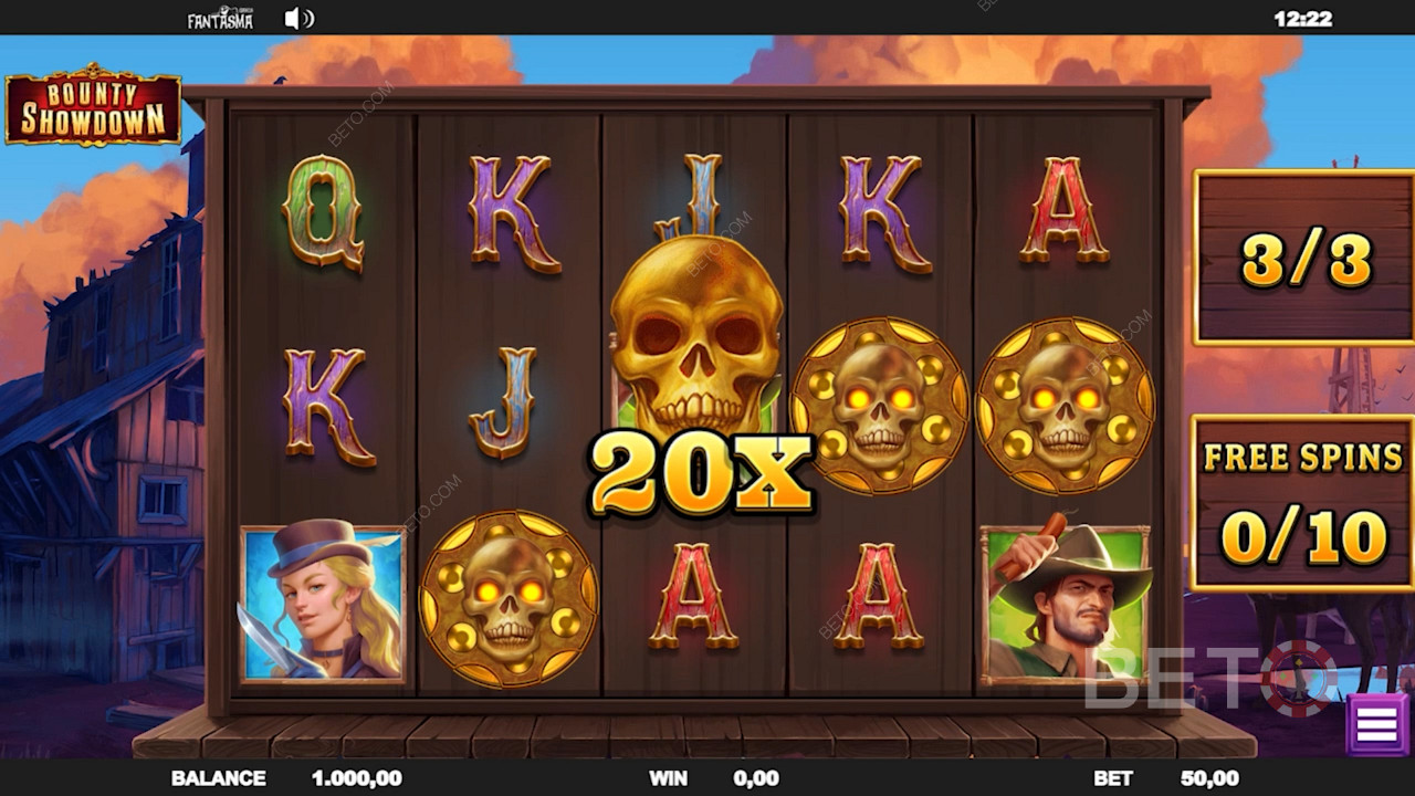 اضغط على زر Spin للفوز بمدفوعات Bounty Showdown الضخمة