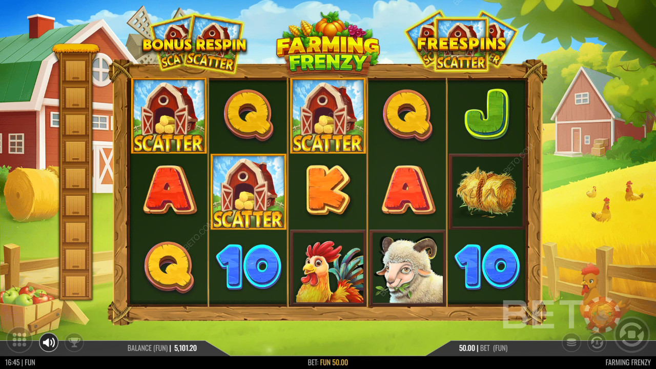 مراجعة جنون الزراعة من قبل BETO Slots
