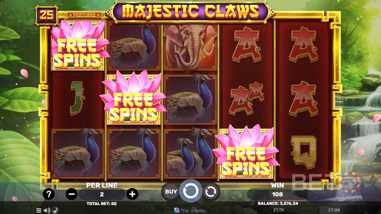 Majestic Claws اللعب المجاني