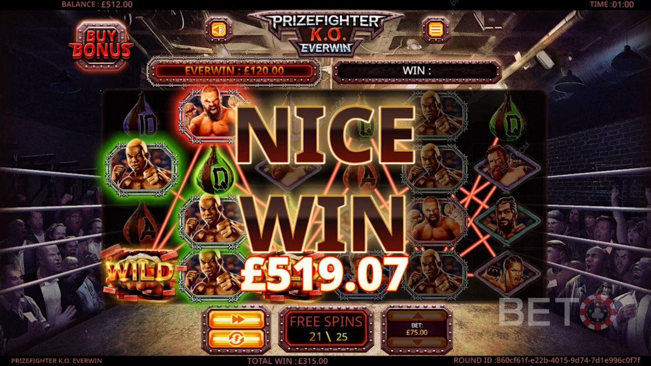 اربح جوائز نقدية مثيرة في ساحة الملاكمة في Prize Fighter KO Extreme 7
