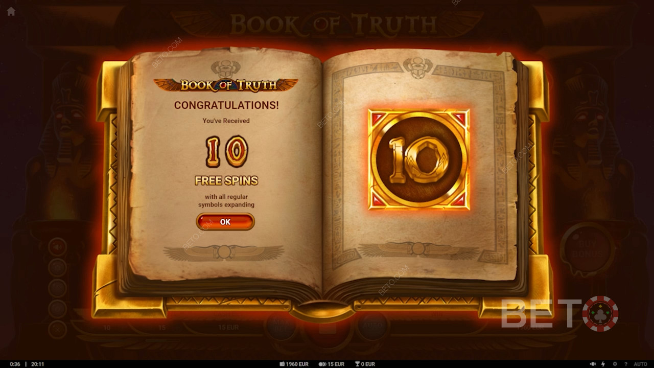 يدور الفرعون الحرة في Book of Truth