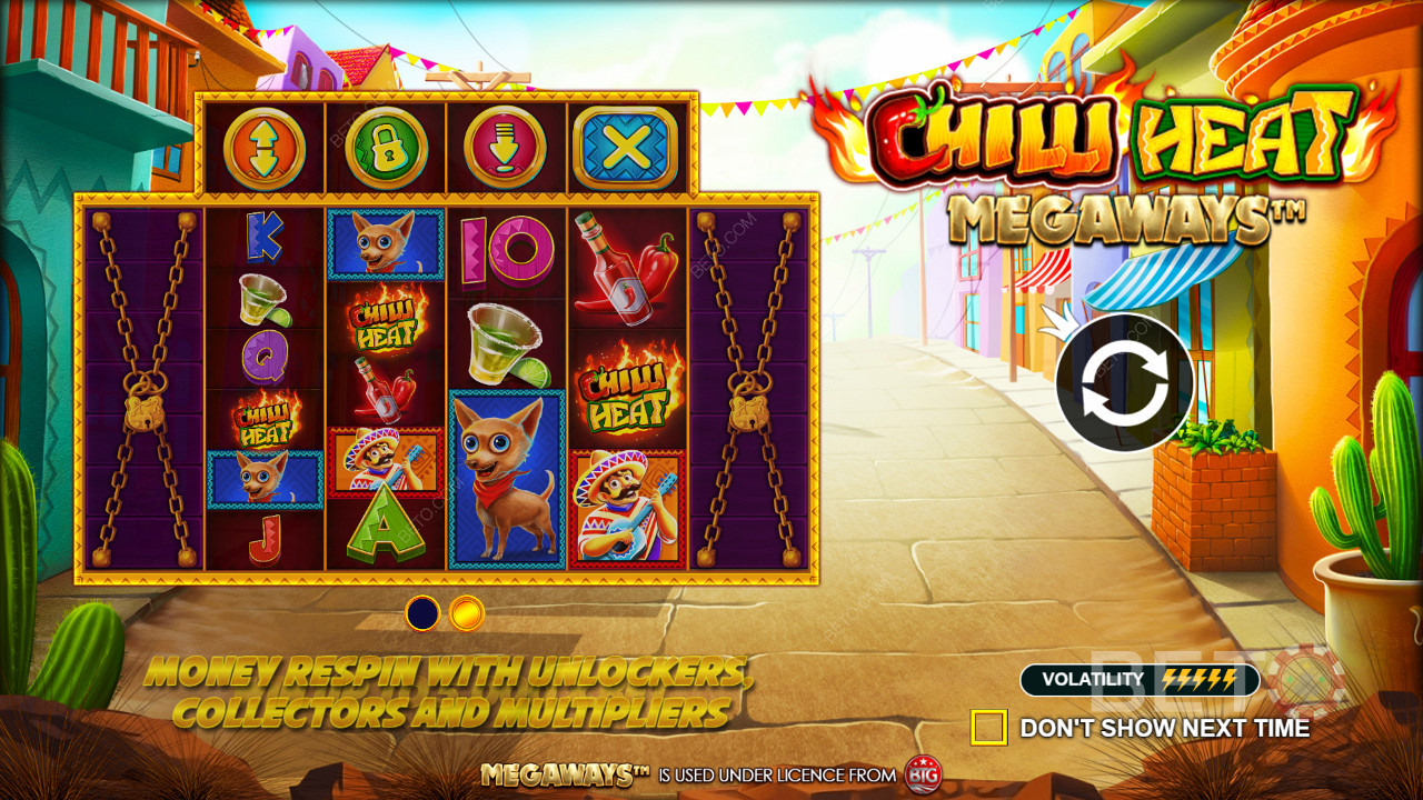 شاشة مقدمة من Chilli Heat Megaways