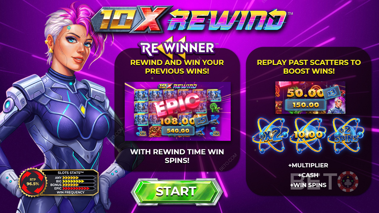 فتحة 10x Rewind تتيح لك الترجيع والاستمتاع بمكاسبك السابقة