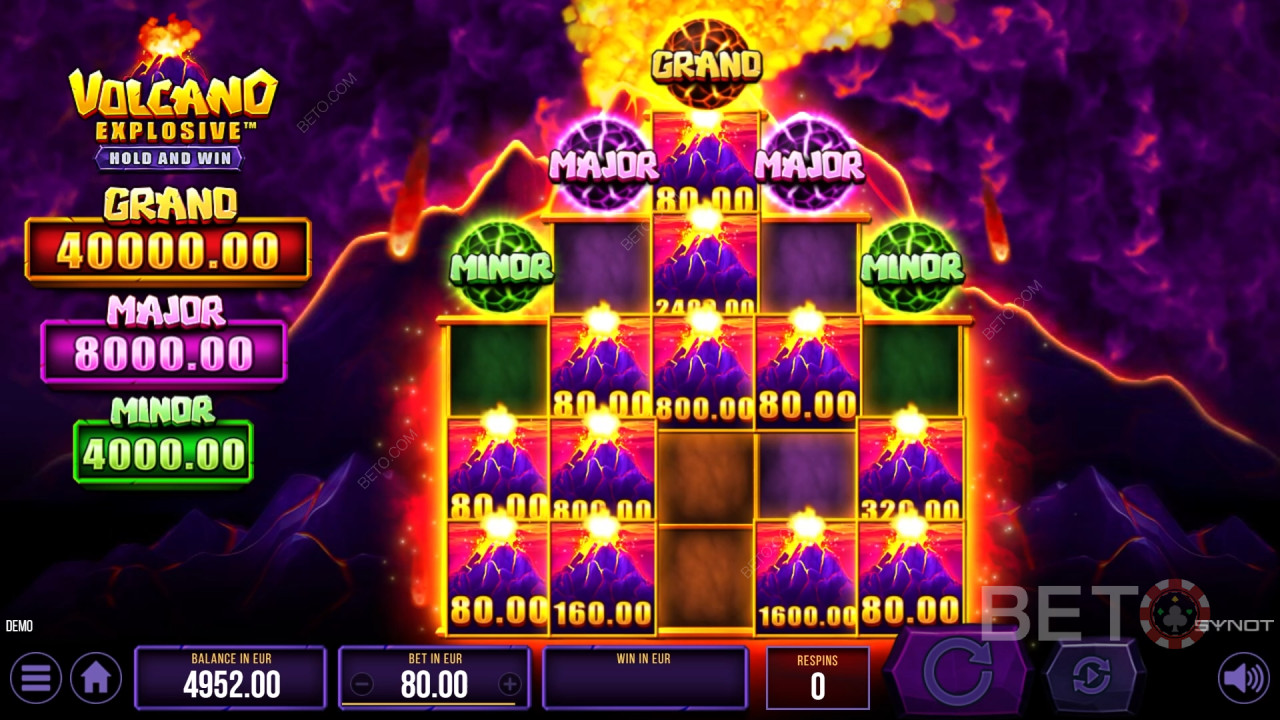 مراجعة Volcano Explosive من BETO Slots