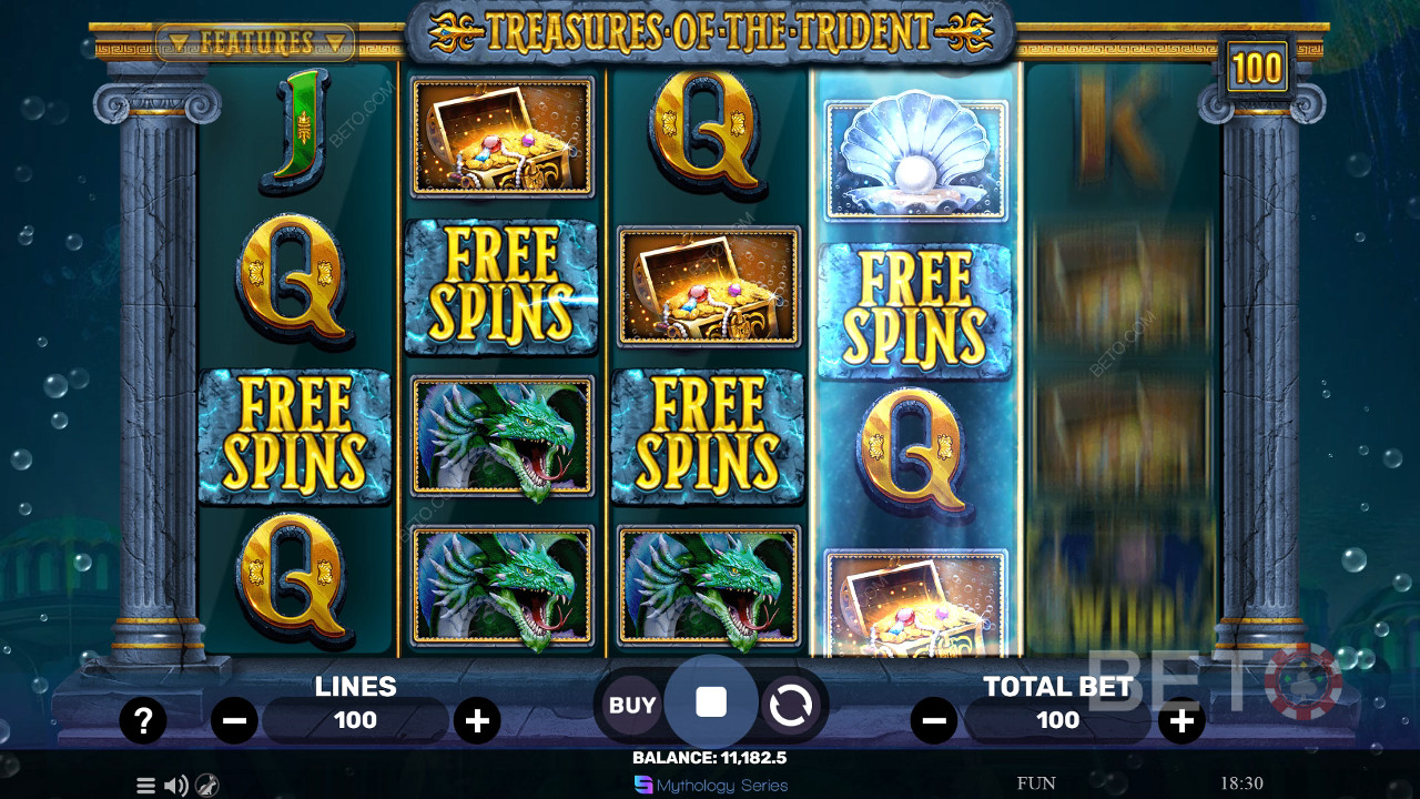 Treasures of the Trident اللعب المجاني