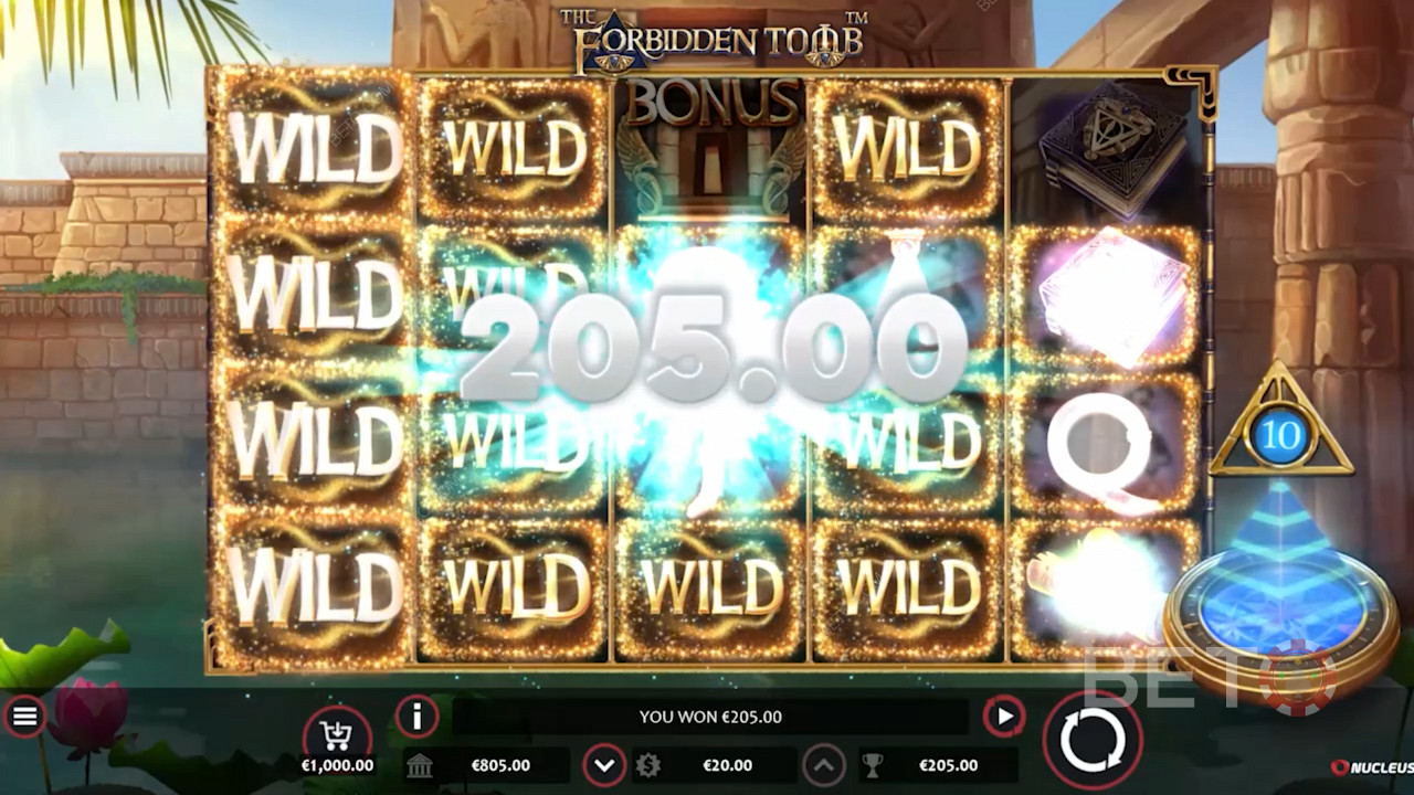 احصل على العديد من Wilds وحقق فوزًا كبيرًا حتى في لعبة القمار هذه في مصر القديمة