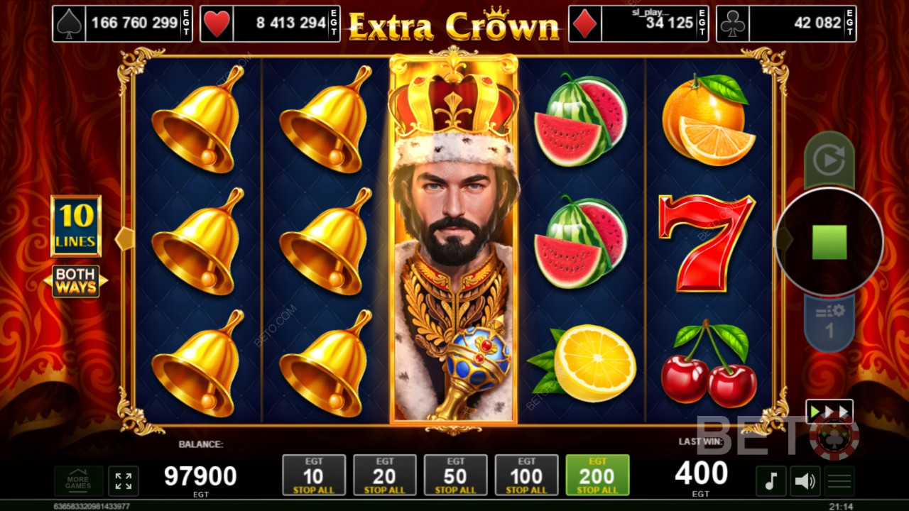 Extra Crown اللعب المجاني