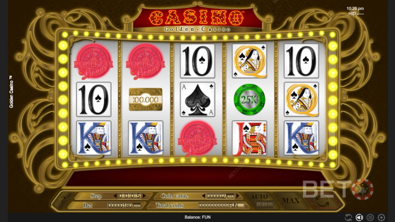 Golden Casino اللعب المجاني