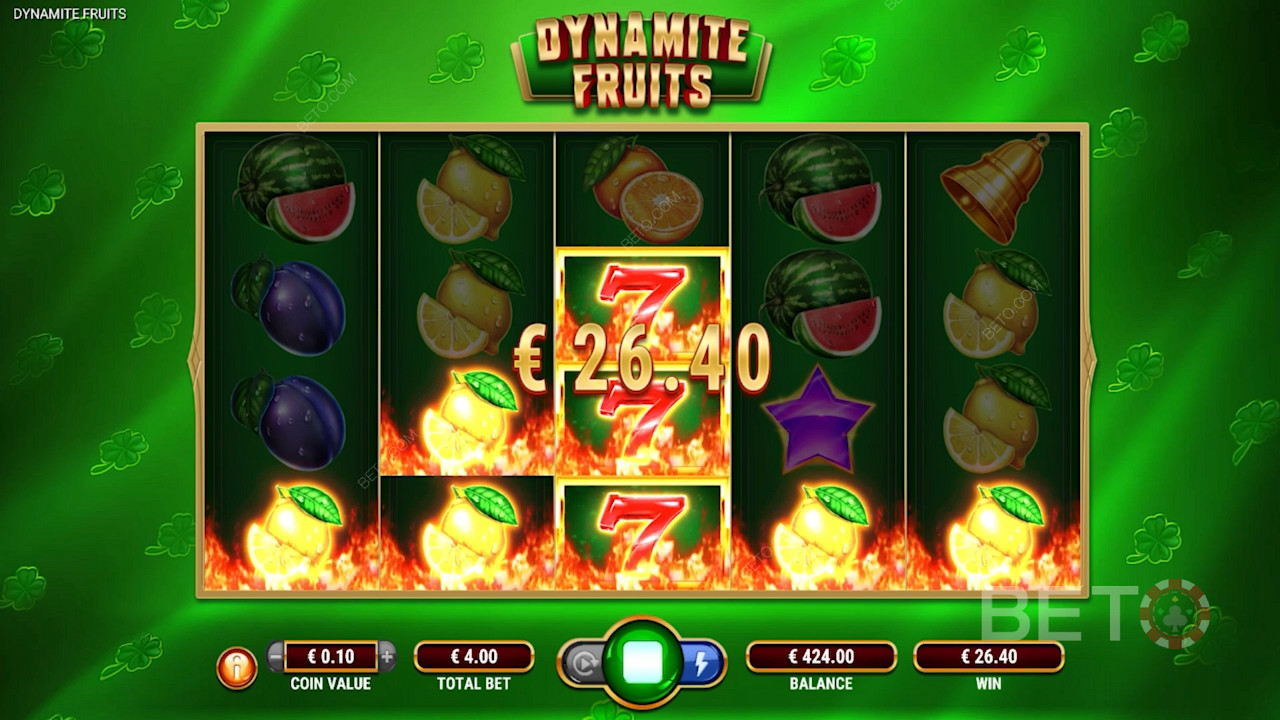 دفعات جيدة في Dynamite Fruits