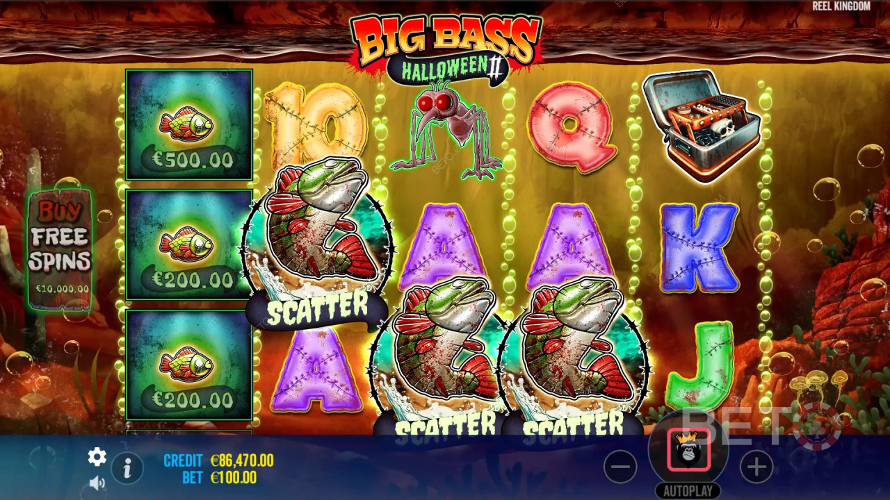 مراجعة Big Bass Halloween 2 من BETO Slots