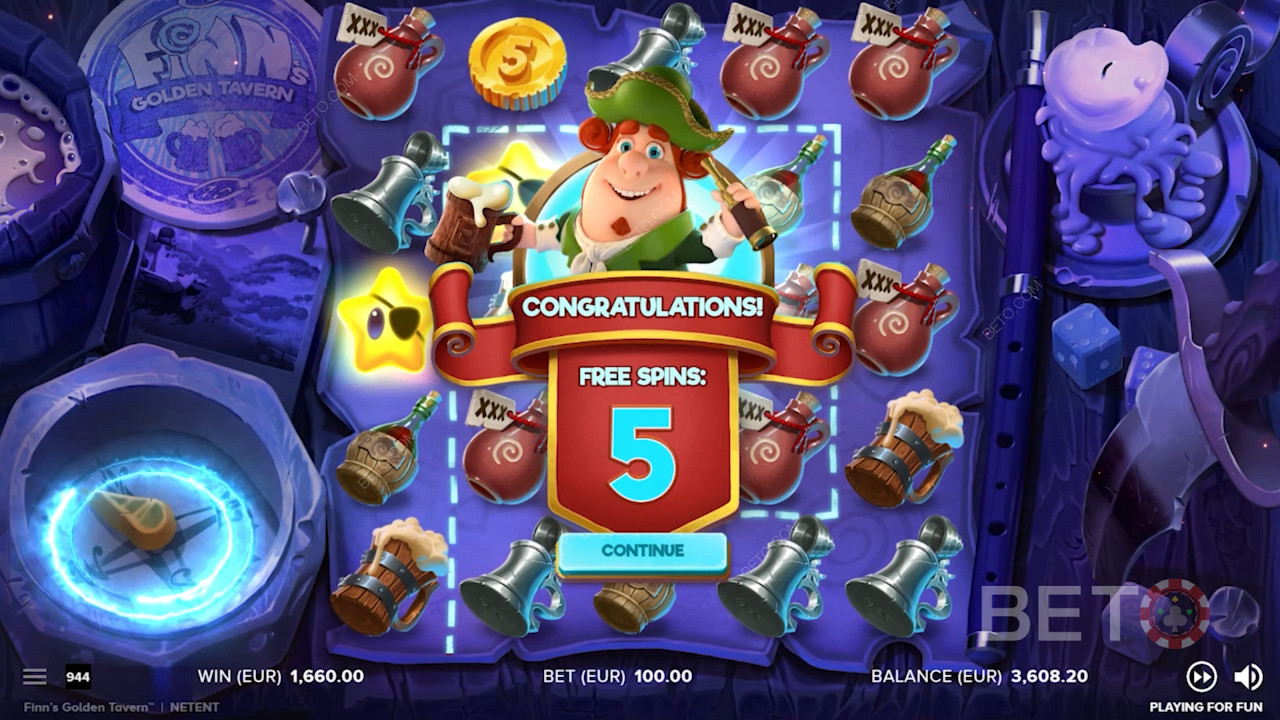 يزيد المضاعف من قيم التعزيز أثناء وضع Free Spins عن طريق هبوط المزيد من الرموز البرية