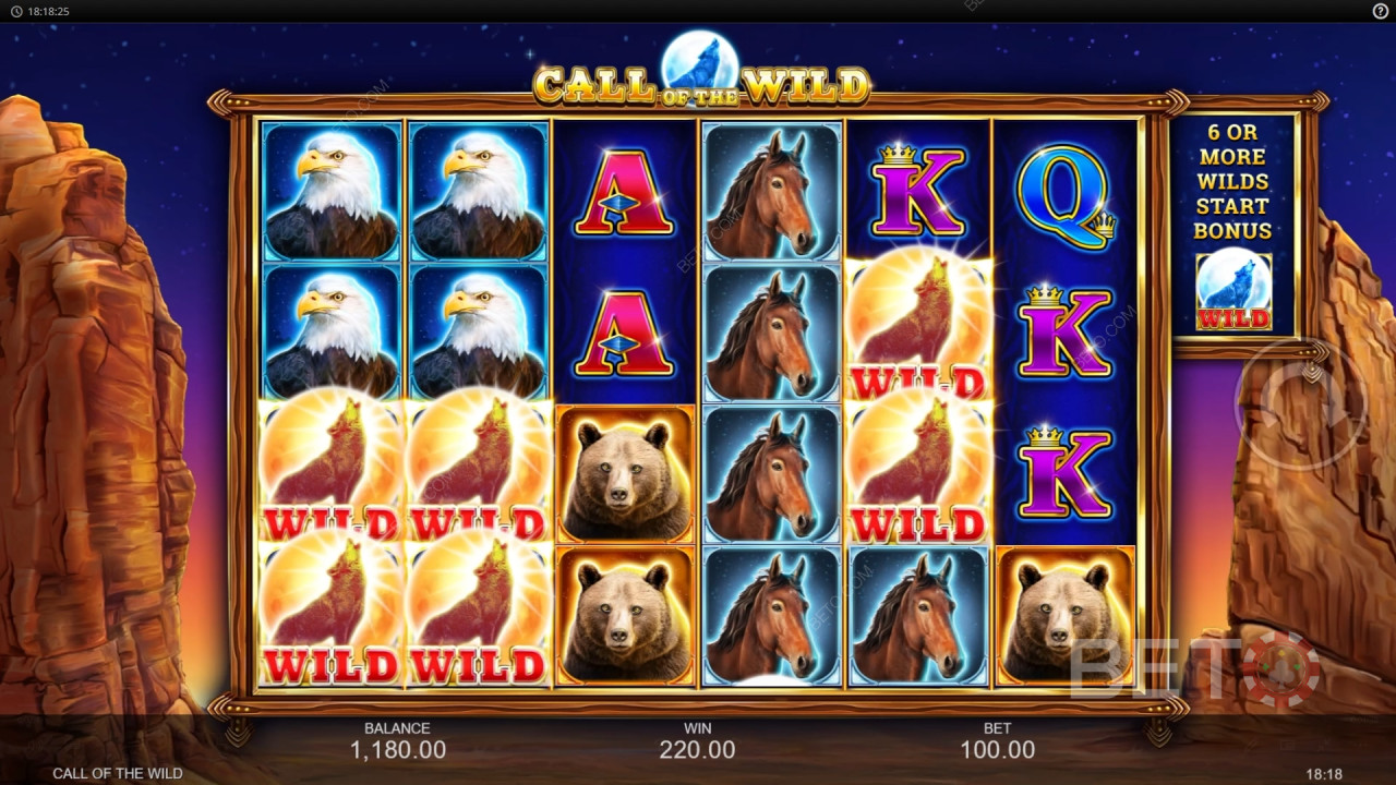 مراجعة لعبة Call of the Wild من BETO Slots