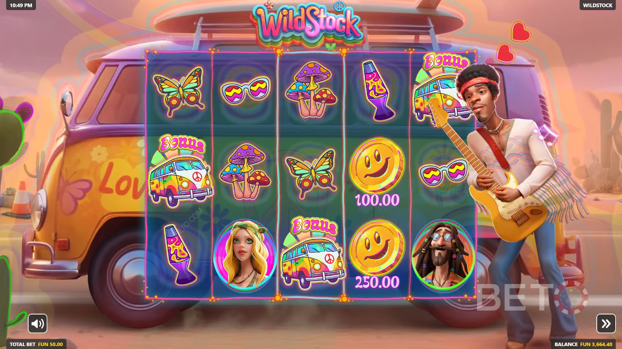 مراجعة الأسهم الجامحة من BETO Slots